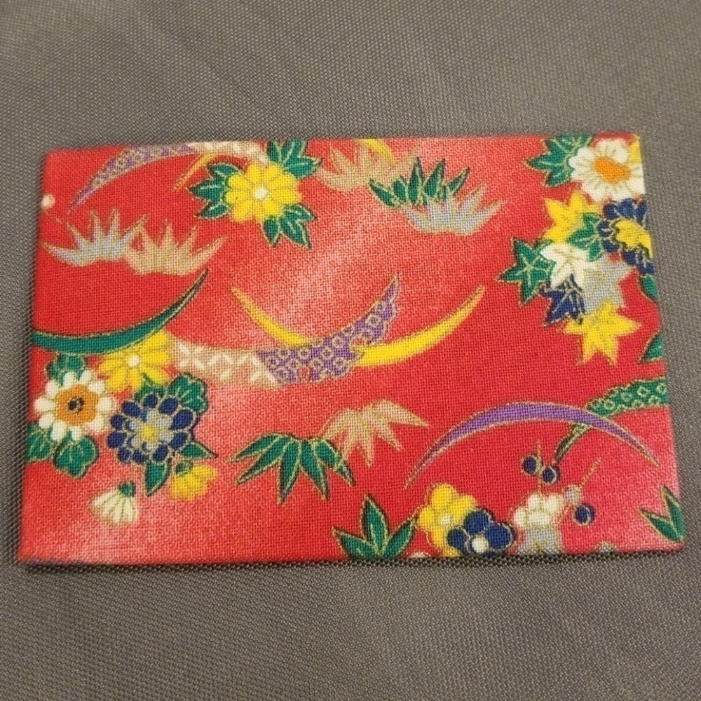 Japanese Floral Card Wallet - Picture 1 of 2